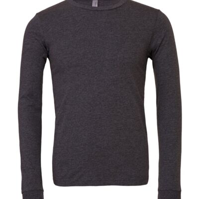 Unisex heather CVC long sleeve t-shirt Thumbnail