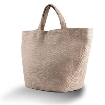 100% natural yarn dyed jute bag Thumbnail