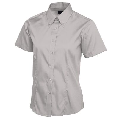 Ladies Pinpoint Oxford Half Sleeve Shirt Thumbnail