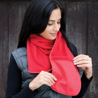 Polartherm™ fleece scarf with zip pocket Thumbnail