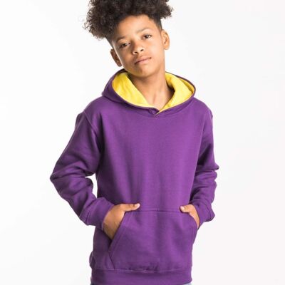 Kids Contrast Hoodie Thumbnail